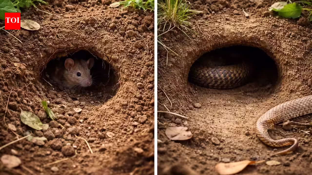 How to differentiate between a snake hole and a rodent hole in your garden |
