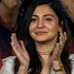 Anushka Sharma cheers for hubby Virat Kohli as he scripts IPL history; actress' Tulsi mala grabs attention - PICS |