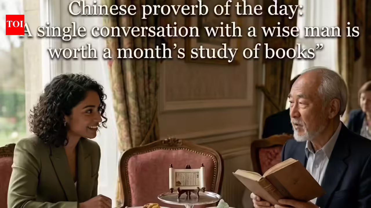 Chinese proverb of the day: “A single conversation with a wise man is worth a month’s study of books” — what it reveals about learning, experience, and real-world understanding |