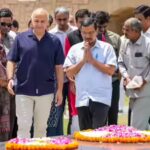Kejriwal pays tribute to Mahatma Gandhi at Rajghat, reiterates ‘satyagraha’ stand in excise policy case | India News