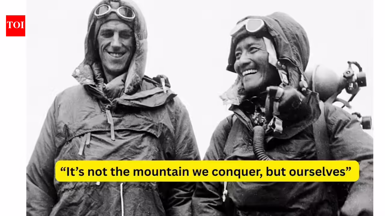 Travel quote of the day by Sir Edmund Hillary: “It’s not the mountain we conquer, but ourselves”