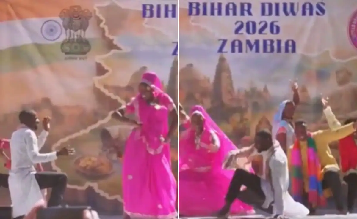 अफ्रीका तक पहुंचा बिहार का रंग, जांबिया में ‘लॉलीपॉप लगेलू’ पर थिरके लोग, वीडियो मचा रहा है धमाल