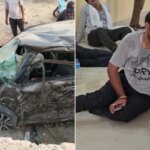 बरात से लौटते वक्त पलटी कार, तीन दोस्तों की मौके पर मौत, दो की हालत गंभीर