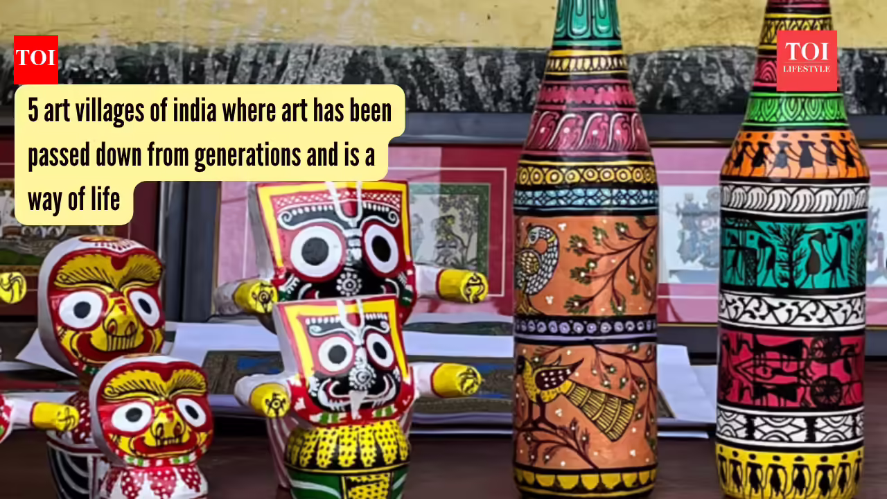 5 art villages of india where art has been passed down from generations and is a way of life