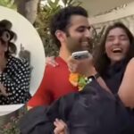 Archana Puran Singh cheers on, as son Aayushmaan Sethi's girlfriend has now moved in with the family, he carries her in his arms | Hindi Movie News
