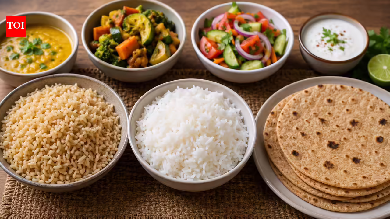 Brown rice vs white rice vs chapati: Which is the healthiest for daily meals and weight loss?