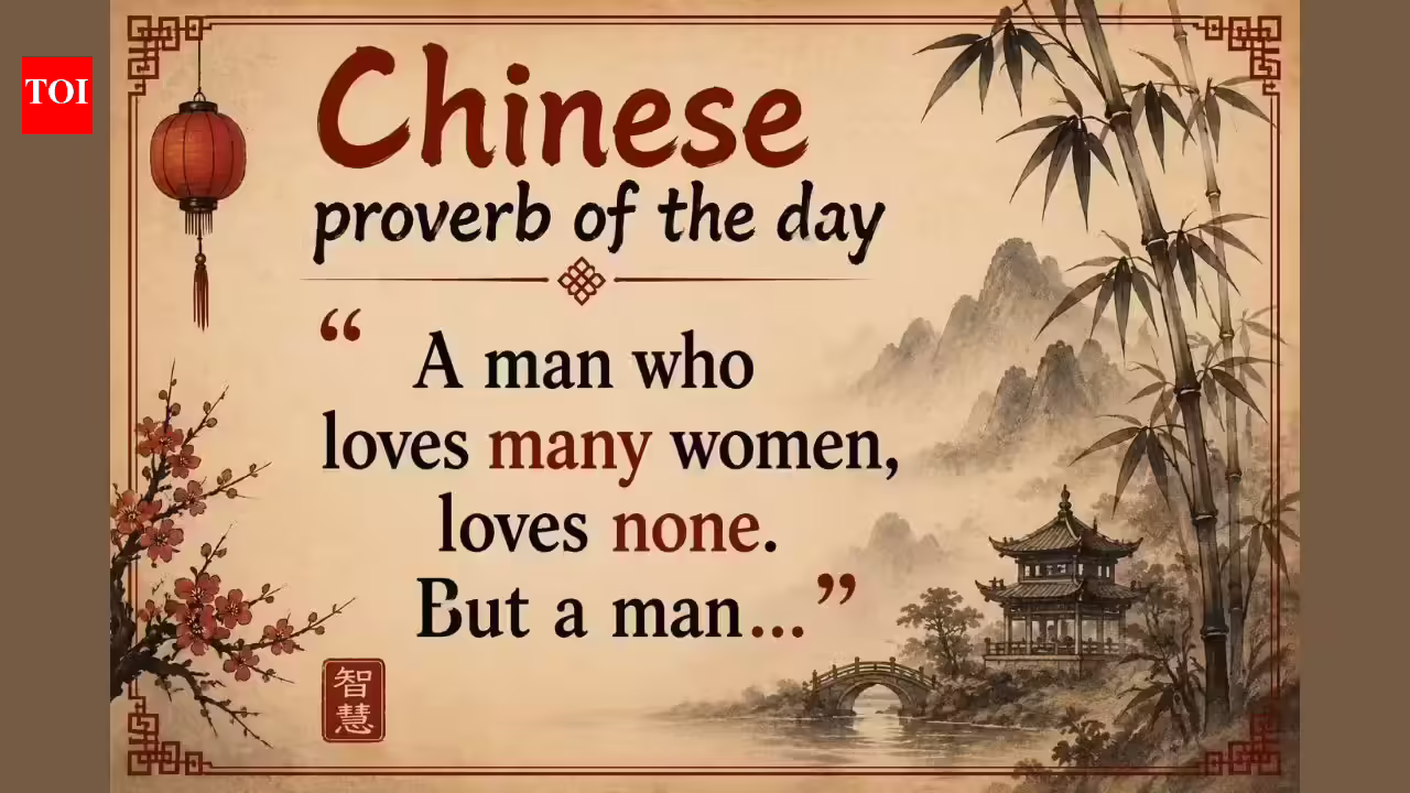 Chinese proverb of the day: “A man who loves many women, loves none. But a man…” — life lessons on loyalty, emotional depth, commitment, human connection, and why real love is often built on devotion rather than endless desire |