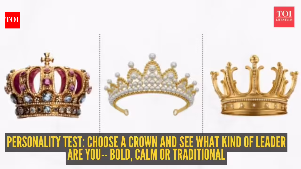 Choose a crown and see what kind of leader are you-- bold, calm or traditional