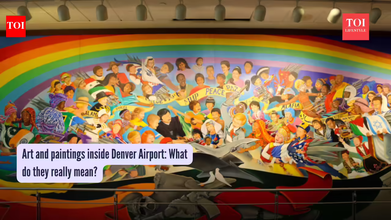Denver Airport Paintings: Art and paintings inside Denver Airport: What do they really mean? |
