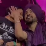 Diljit Dosanjh's heartwarming moment with a fan wins the internet as he sings 'Hass Hass' live for her - Watch | Hindi Movie News