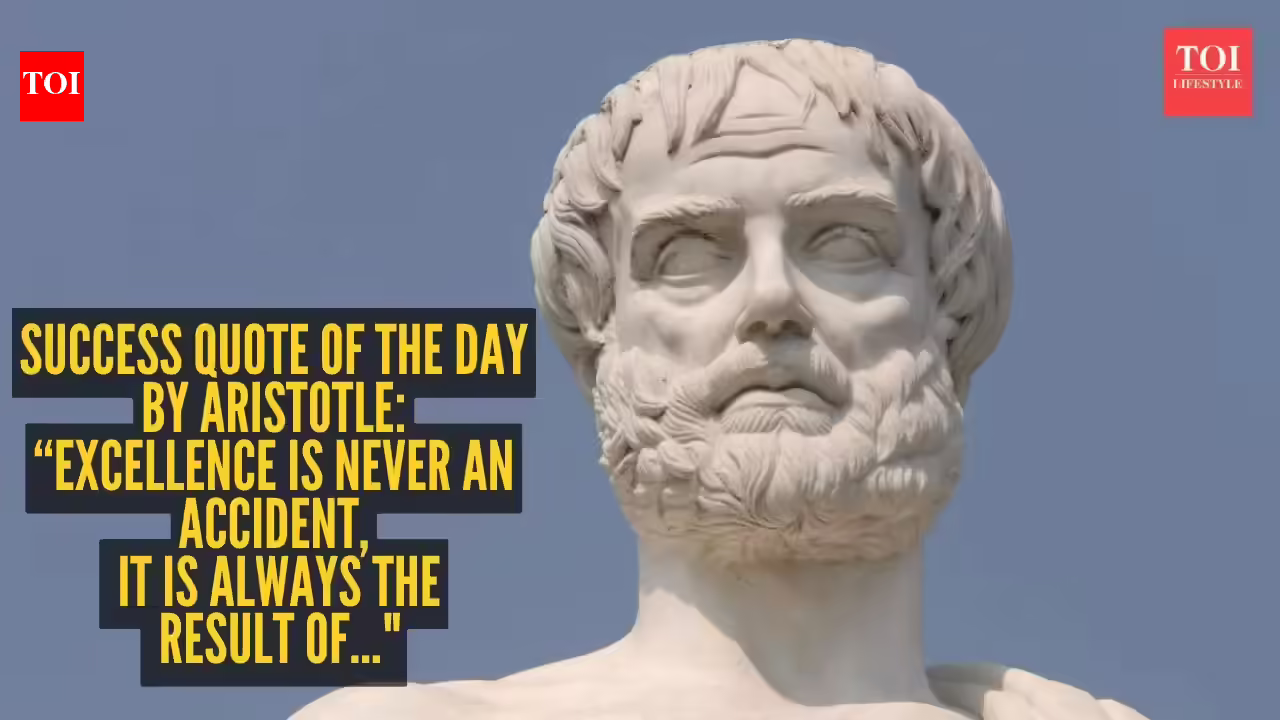 “Excellence is never an accident, it is always the result of..."