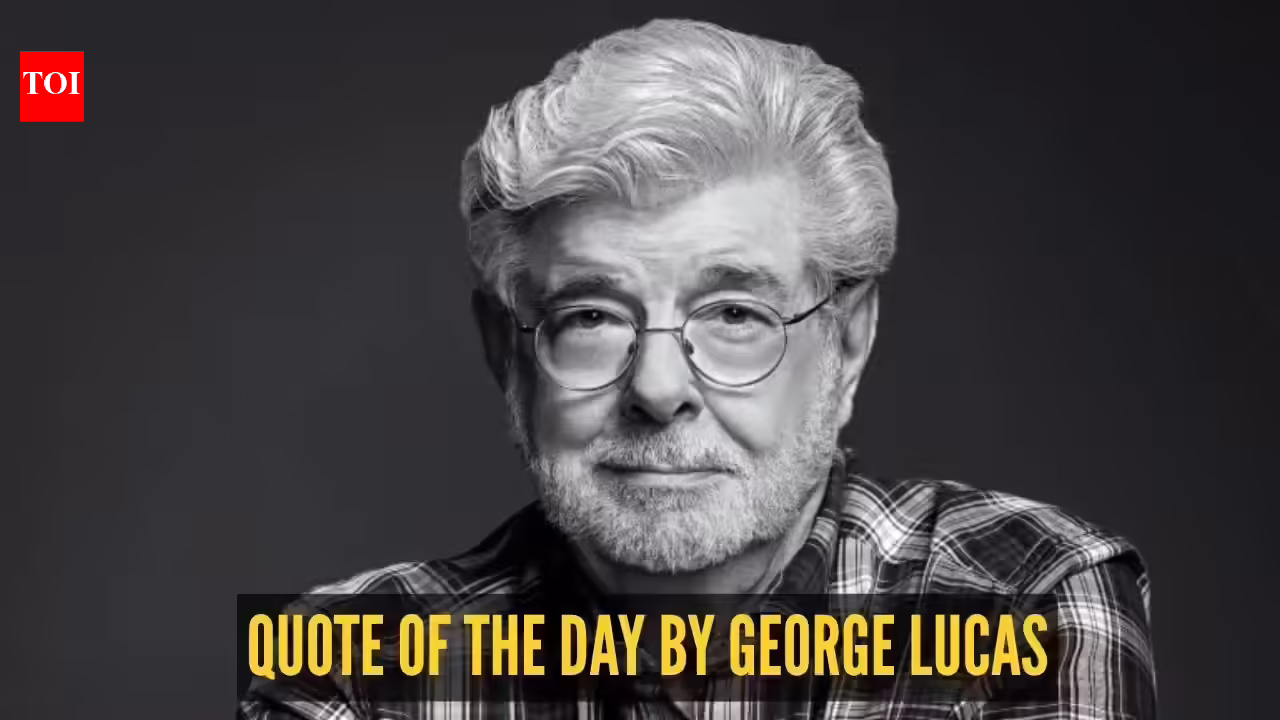 George Lucas Quotes For Kids: Quote of the day for kids by George Lucas: "Everybody has talent, it's just a matter of moving..."