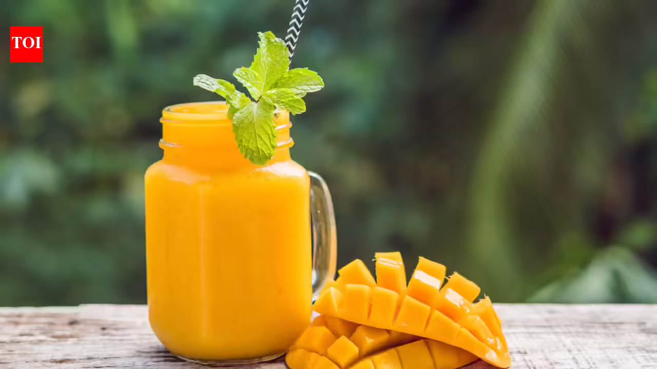 How to make thick mango shake at home