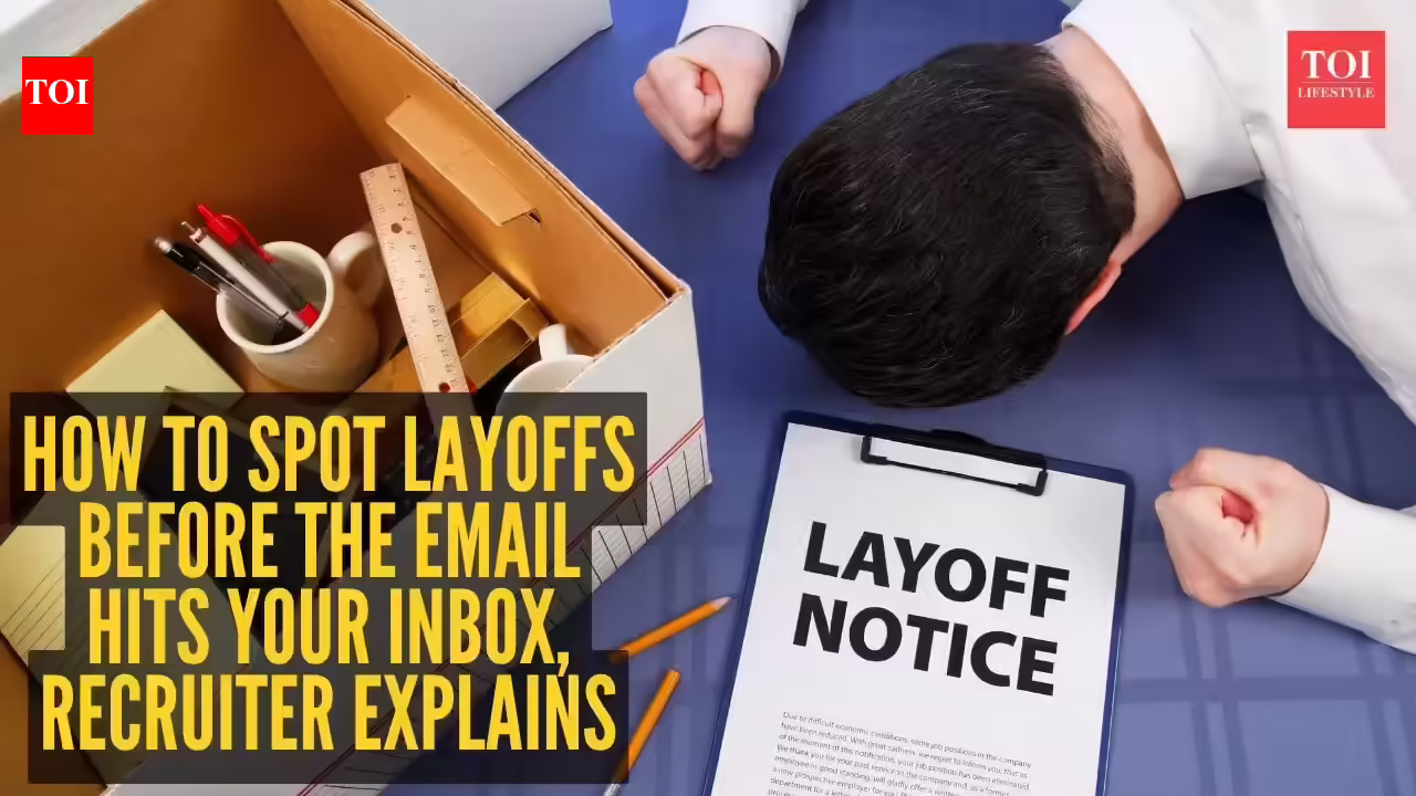 How to spot layoffs before the email hits your inbox, recruiter explains |