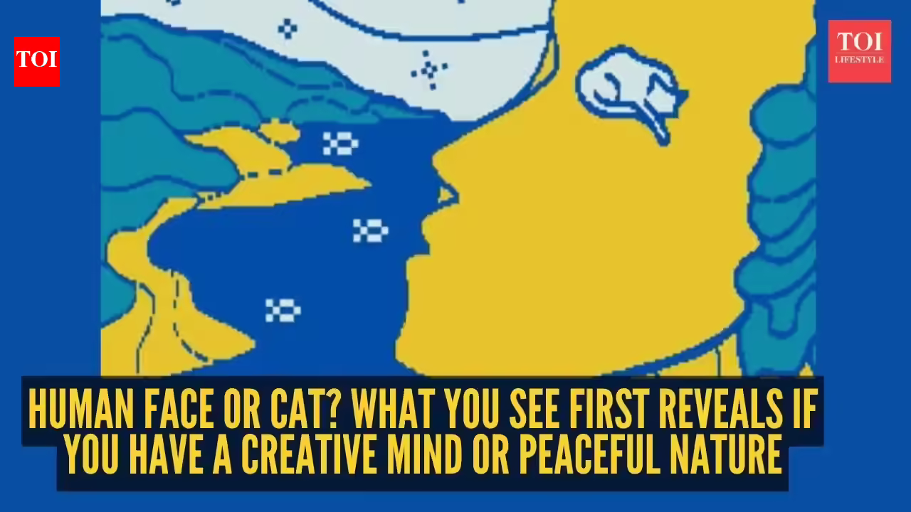 Human face or cat? What you see first reveals if you have a creative mind or peaceful nature