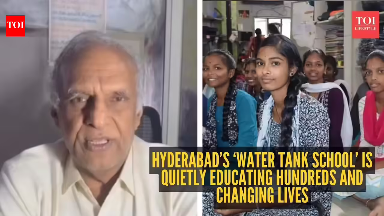 Hyderabad Water Tank School: Hyderabad’s ‘water tank school’ is quietly educating hundreds and changing lives