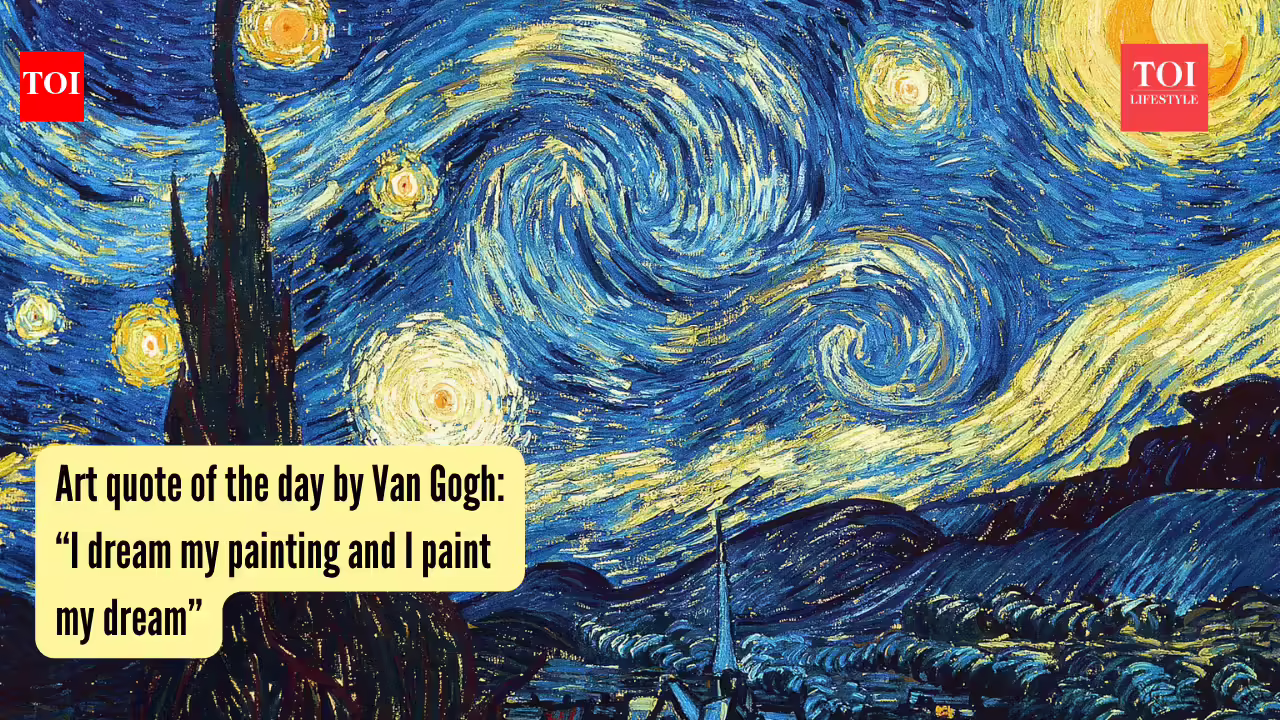 “I dream my painting and I paint my dream”