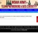 Indian Army CSBO Grade-II recruitment 2026 notification released for 190 posts; check details and application process