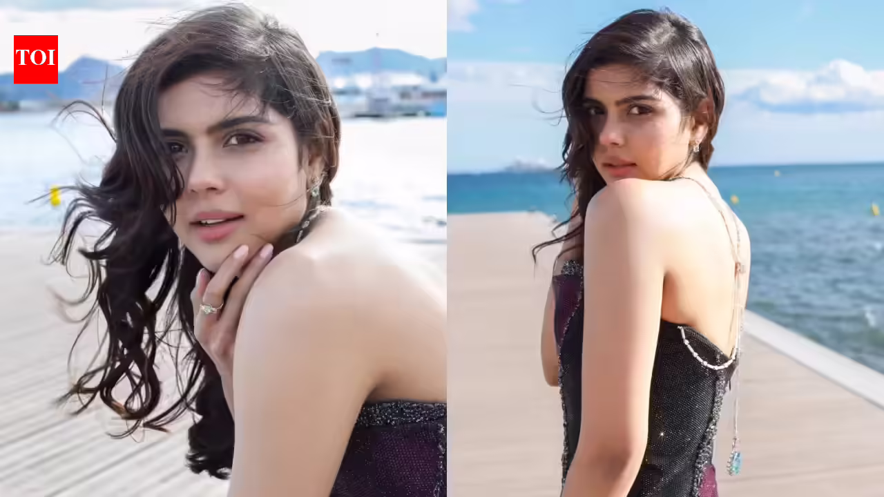 Kalyani Priyadarshan stuns at Cannes 2026 in a regal purple gown celebrating Indian craftsmanship