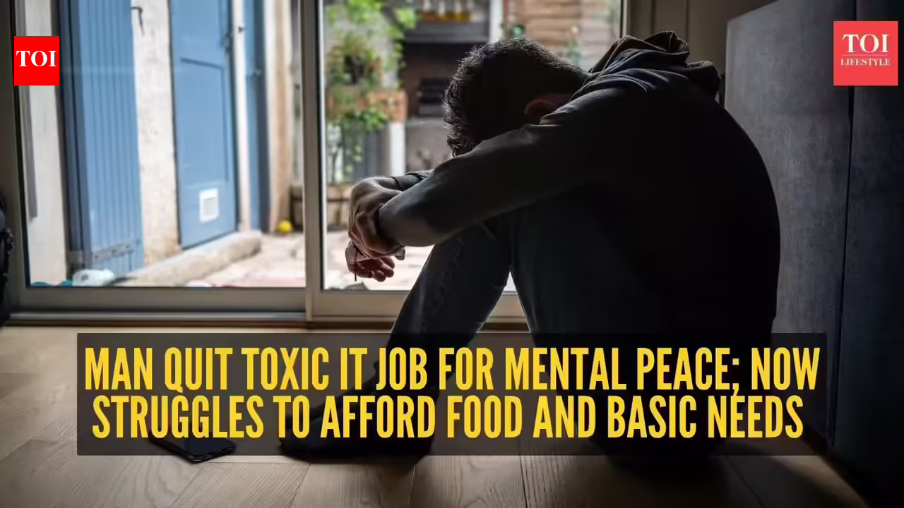 Man quit toxic IT job for mental peace; now struggles to afford food and basic needs