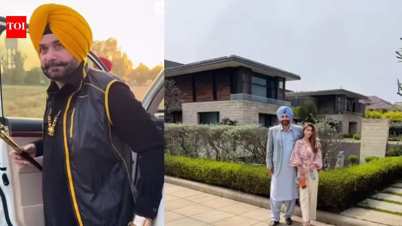 Navjot Singh Sidhu’s ₹25 crore luxury mansion in Amritsar is defined by cricket success, ancient trees, and palace-style interiors