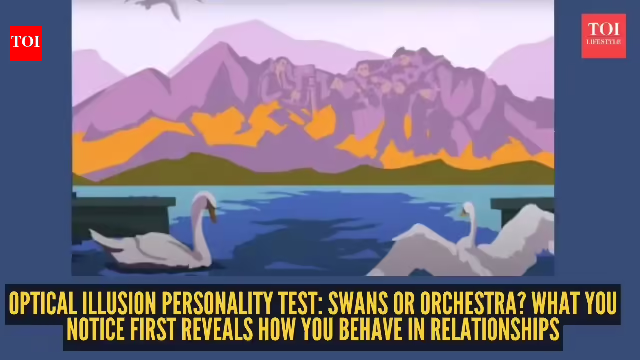 Optical Illusion Personality Test: Optical illusion personality test: Swans or orchestra? What you notice first reveals how you behave in relationships