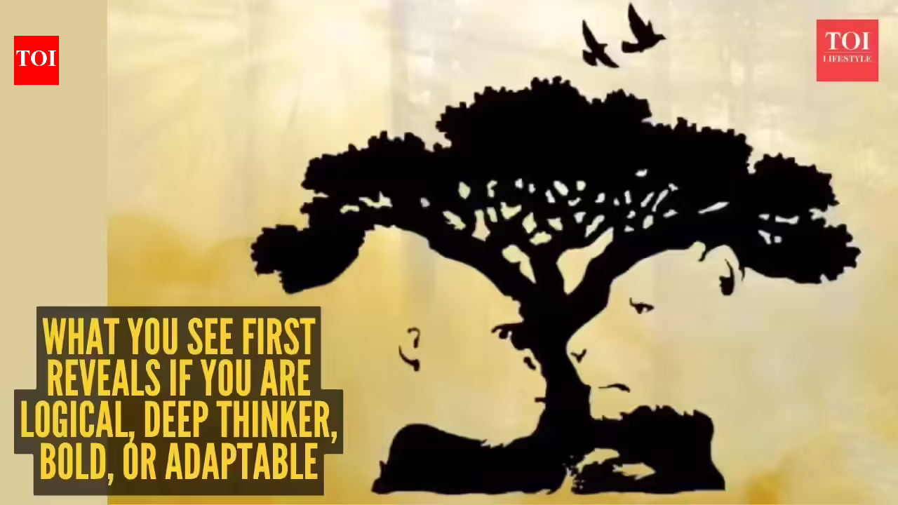 Optical illusion personality test: Lion, gorilla, tree or birds? What you see first reveals if you are logical, deep thinker, bold, or adaptable |