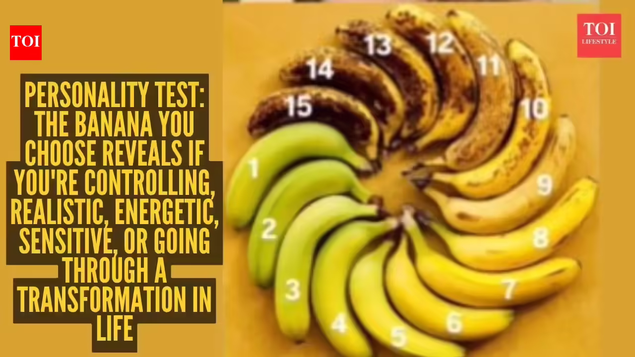 Personality test: The banana you choose reveals if you're controlling, realistic, energetic, sensitive, or going through a transformation in life |