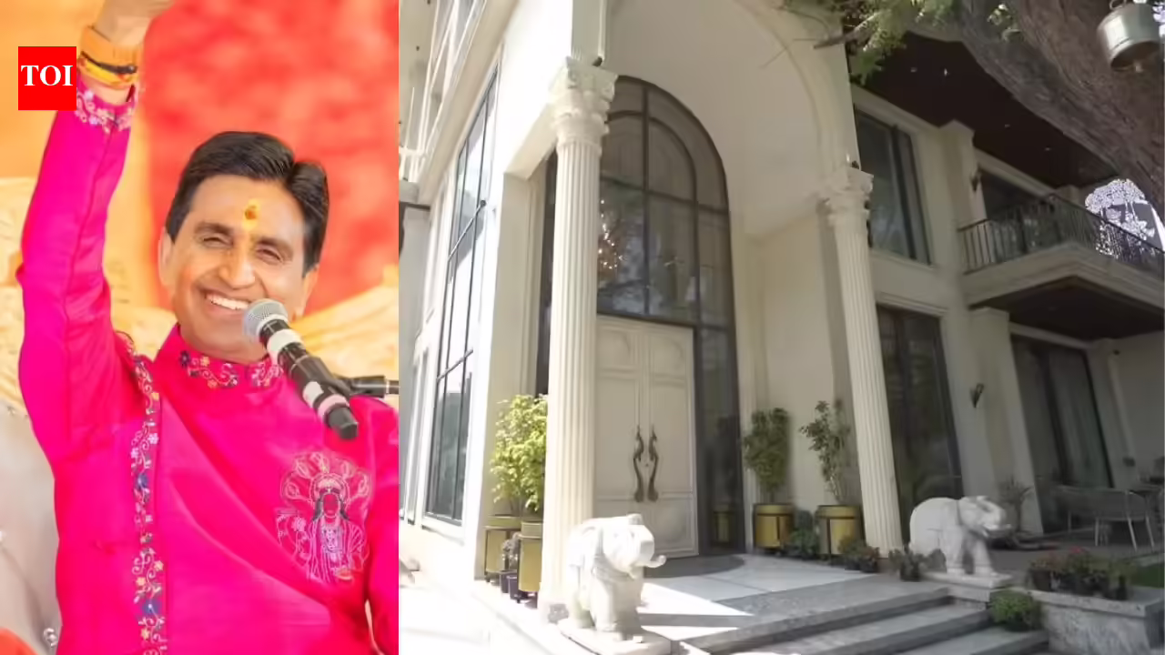 Poet Kumar Vishwas’ lavish Noida bungalow is a five-floor, crores-worth property defined by private salon, lifts and artistic interiors