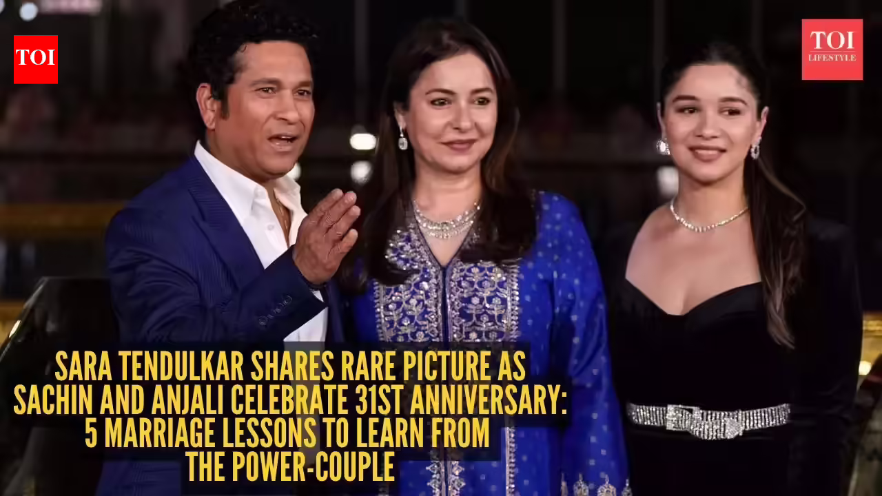Sara Tendulkar shares rare picture as Sachin and Anjali celebrate 31st anniversary: 5 marriage lessons to learn from the power-couple