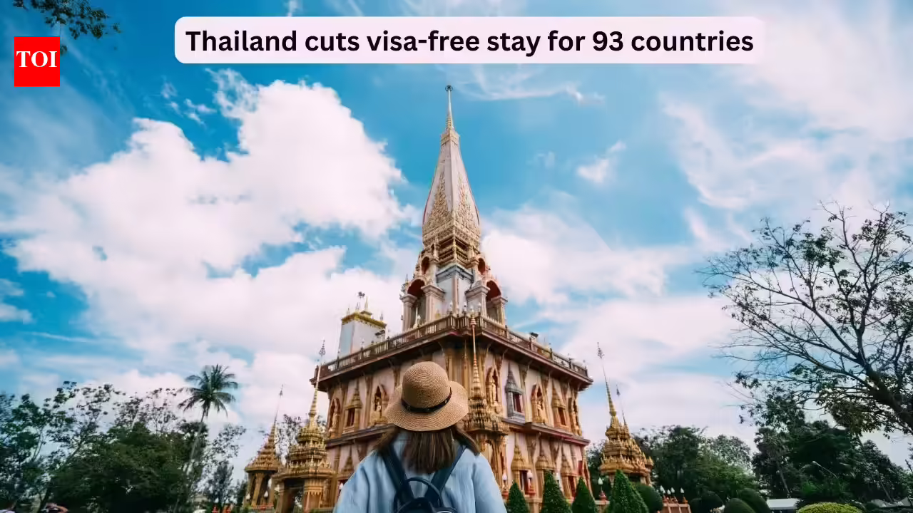 Thailand Visa Policy 2026: Thailand cuts visa-free stay for 93 countries; see if India is on the list and what it means for travellers