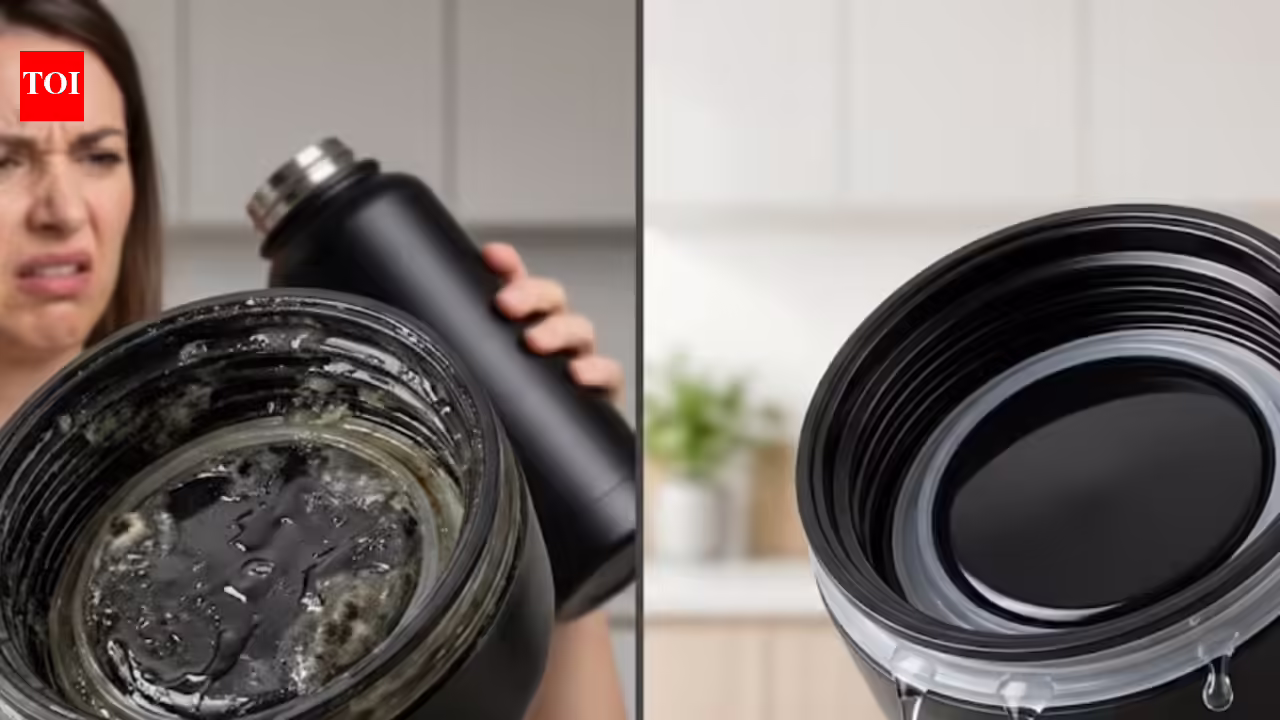 The gross slime hiding in your water bottle cap and why you need to wash it daily