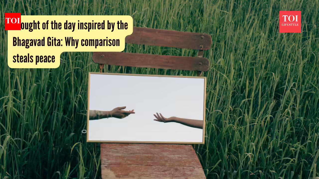 Thought of the day inspired by the Bhagavad Gita: Why comparison steals peace