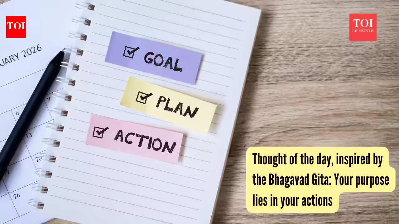 Your purpose lies in your actions