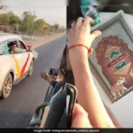 दूल्हे ने चलती कार से विदेशी टूरिस्ट्स को दिया शादी का कार्ड, वायरल Video ने लोगों को कर दिया इमोशनल