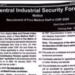 CISF ASI Paramedical Staff recruitment 2026 opens for Pharmacist, X-Ray Technician and Lab Technician posts; applications begin June 8