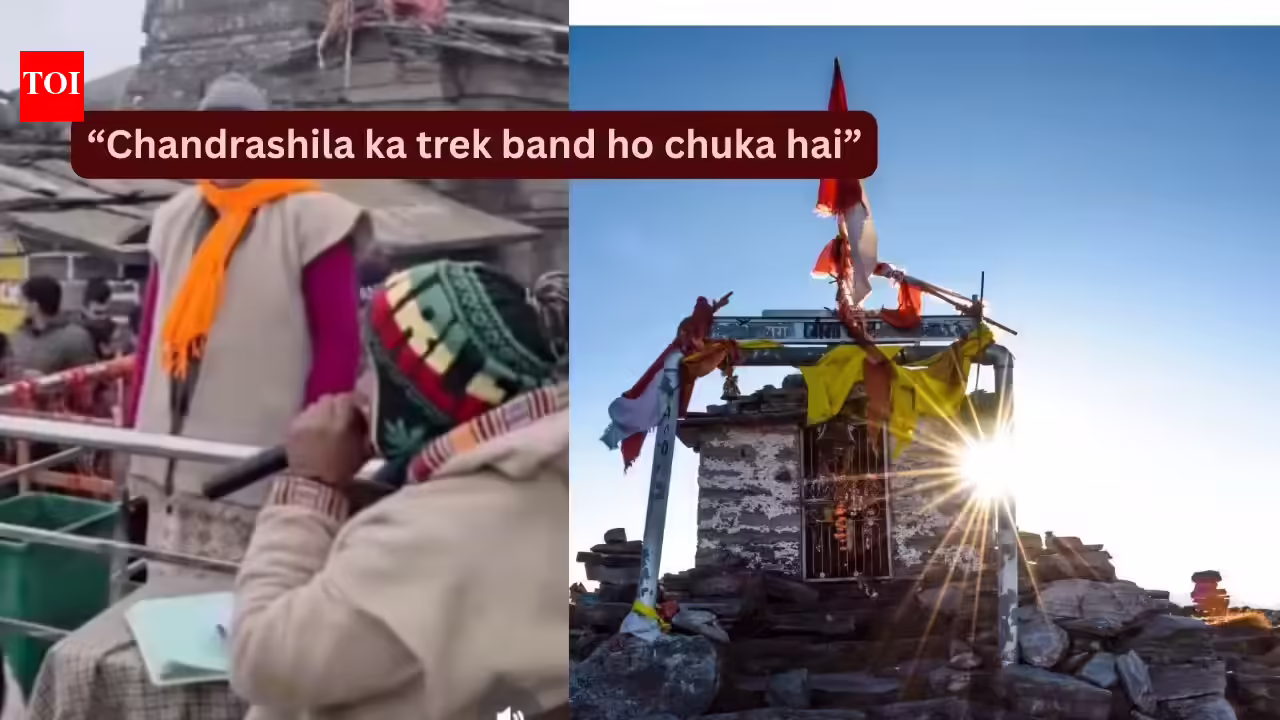 “Chandrashila ka trek band ho chuka hai, aaplog zabardasti na karen”; local priests request tourists not to undertake the trek after deadly lightning incidents |