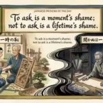 Japanese proverb of the day: "To ask is a moment's shame; not to ask is…" - why swallowing your pride for one awkward question pays off for years | World News