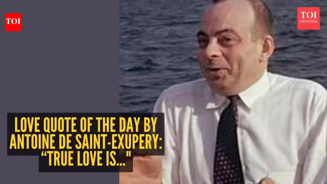 Love quote of the day by Antoine De Saint-Exupery: “True love is..."