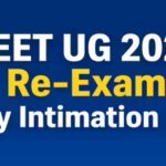 NEET UG 2026 Re-Exam City Intimation Slip released at neet.nta.nic.in-Direct link to download