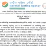 NEET UG re-exam 2026: NTA extends exam window to 195 minutes, adds rough work pages