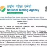 NTA releases GAT-B 2026 score card, rank card: Check link and steps to download