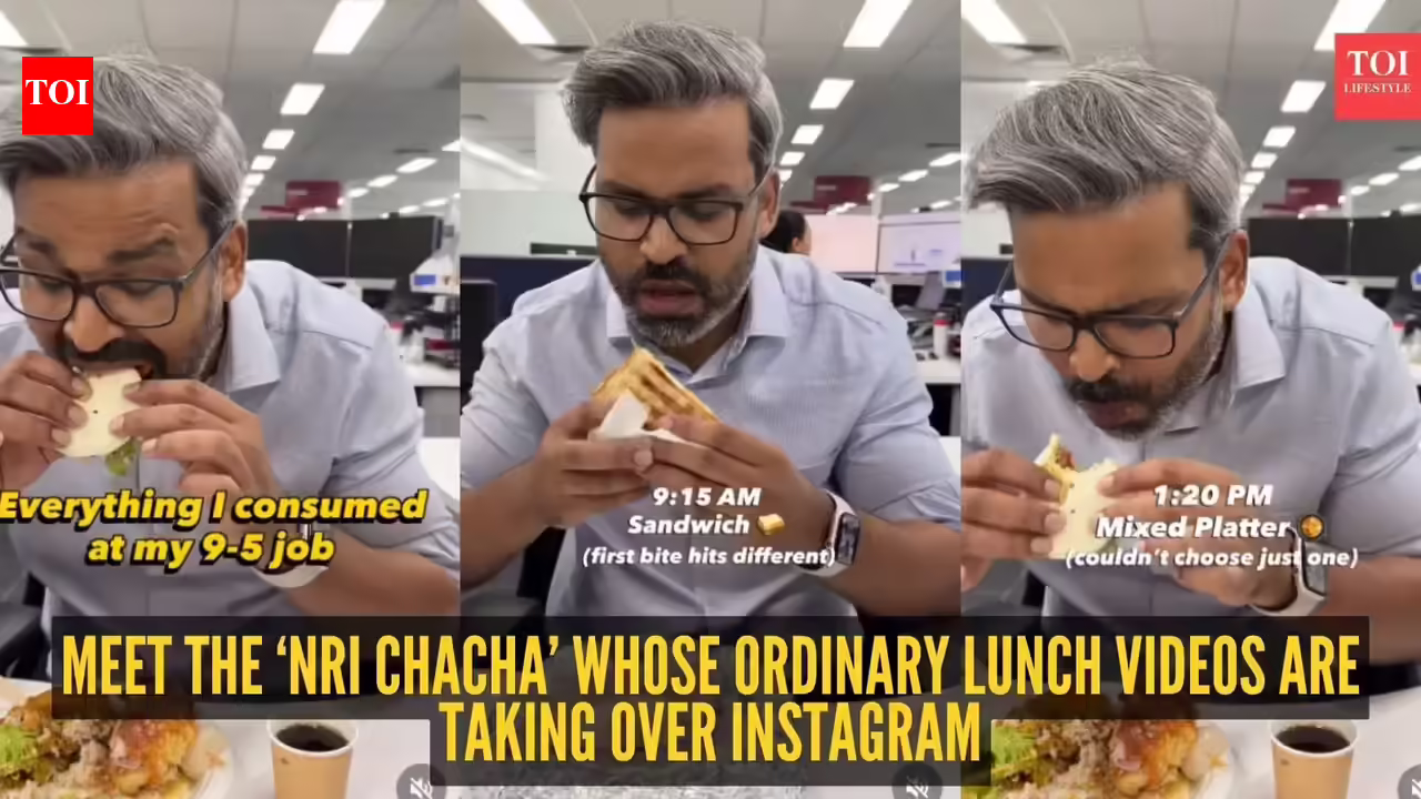 Nri Chacha: Who is Gaurav Yadav: Meet the viral ‘NRI Chacha’ taking over Instagram with just his office lunch box