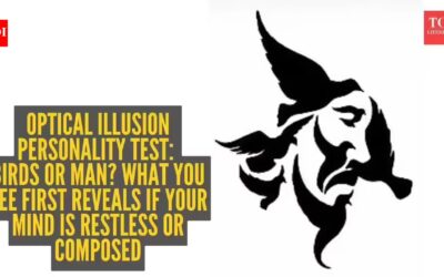 Optical illusion personality test: Birds or man? What you see first reveals if your mind is restless or composed |