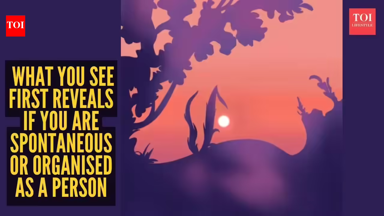 Optical illusion personality test: Trees or face? What you see first reveals if you are spontaneous or organised as a person |
