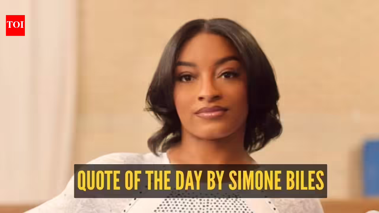 Quote of the day for kids by Simone Biles: "Always work hard and have fun in what you do because I think that's when you're..."