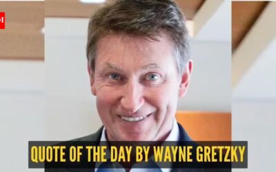 Quote of the day for kids by Wayne Gretzky: "You miss 100% of the shots you don't..."