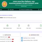 RUHS CUET result 2026 released at ruhscuet2026.com: Direct link to download scorecards here