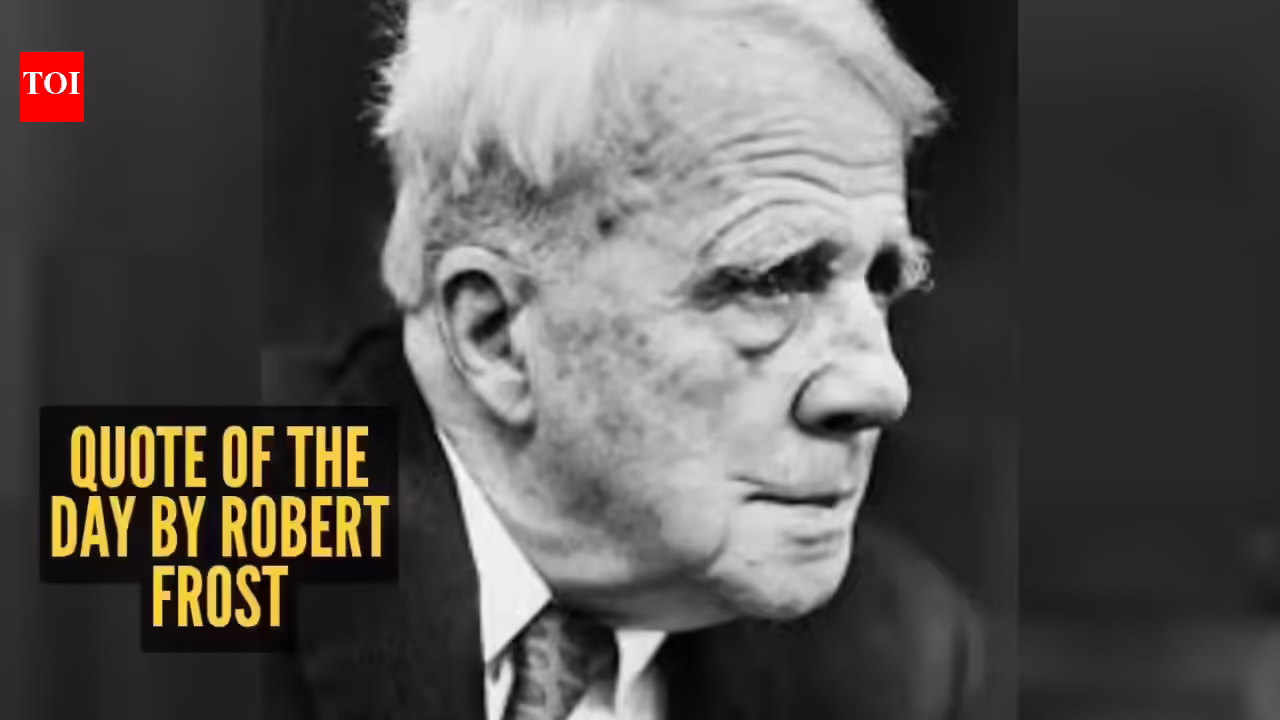 Robert Frost Quotes: Quote of the day by Robert Frost: “In three words I can sum up everything I've learned about life: it...”