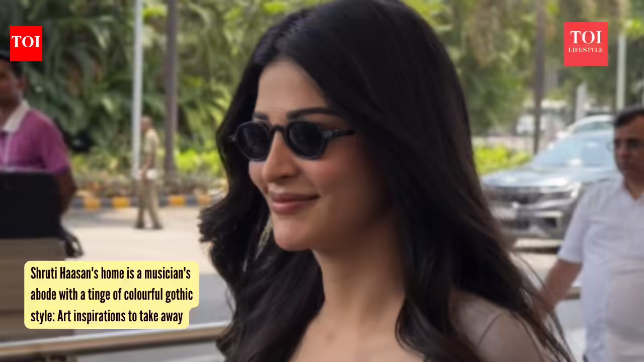 Shruti Haasan's home is a musician's abode with a tinge of colourful gothic style: Art inspirations to take away |